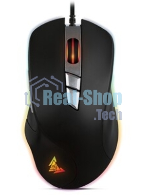 Мышь проводная Crown CMGM-903 черный, 7000 dpi, USB, кнопки - 7