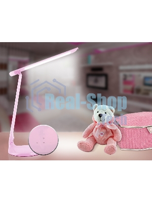 Настольная светодиодная лампа с ночником Ambrella light DE551 PI розовый LED 3000-6400K 8W