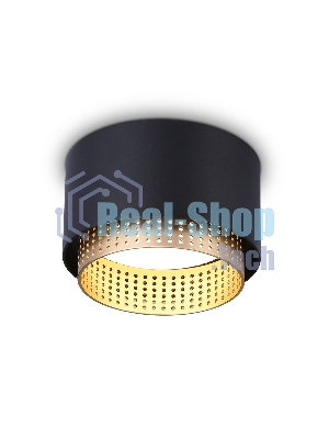 Светильник Ambrella light TN71275 BK/GD черный/золото GX53 max 12W D95*62