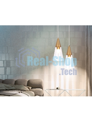 Светильник Ambrella light TR3666 BS/CL латунь/прозрачный E14 max 40W D120*1000