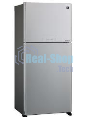 Холодильник Sharp SJ-XG55PMSL серебристый двухкамерный 394/162л морозилка сверху, No Frost