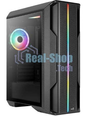 Компьютерный корпус Aerocool/Formula Splinter Duo-G-BK-v1 черный без БП mATX 2x120мм 2xUSB3.0 audio