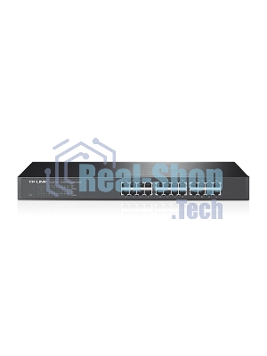 Коммутатор сетевой TP-Link SMB TL-SF1024 Коммутатор 24-port 10/100M Switch, 1U 19-inch rack-mountable steel case