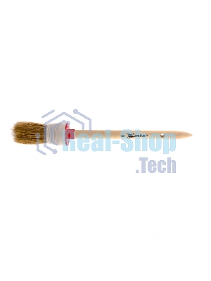 Кисть круглая MTX 82076 № 6 (30 мм), натуральная щетина, деревянная рукоятка