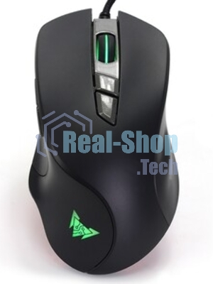 Мышь проводная Crown CMGM-903 черный, 7000 dpi, USB, кнопки - 7
