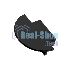 Заглушка для профиля GP8120 BK черный 21.5*6.8