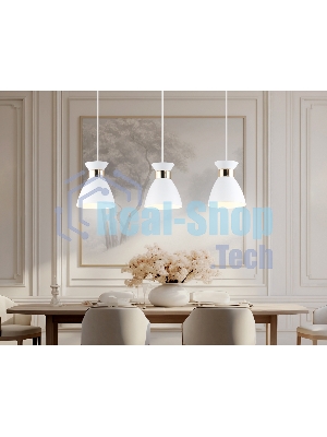Светильник Ambrella light TR8466/3 WH/FGD белый/золото E27/3 max 60W 550*135*1000