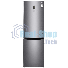 Холодильник LG GA-B419SLGL графит двухкамерный 223/79л морозилка снизу, No Frost