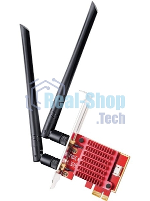 Сетевой адаптер Wi-Fi + Bluetooth Cudy WE3000S АХ5400 PCI Express (ант.внеш.съем) 2ант.