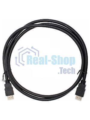 Кабель аудио-видео Cactus CS-HDMI.1.4-1.5 HDMI (m)/HDMI (m) 1.5м. позолоченные контакты черный