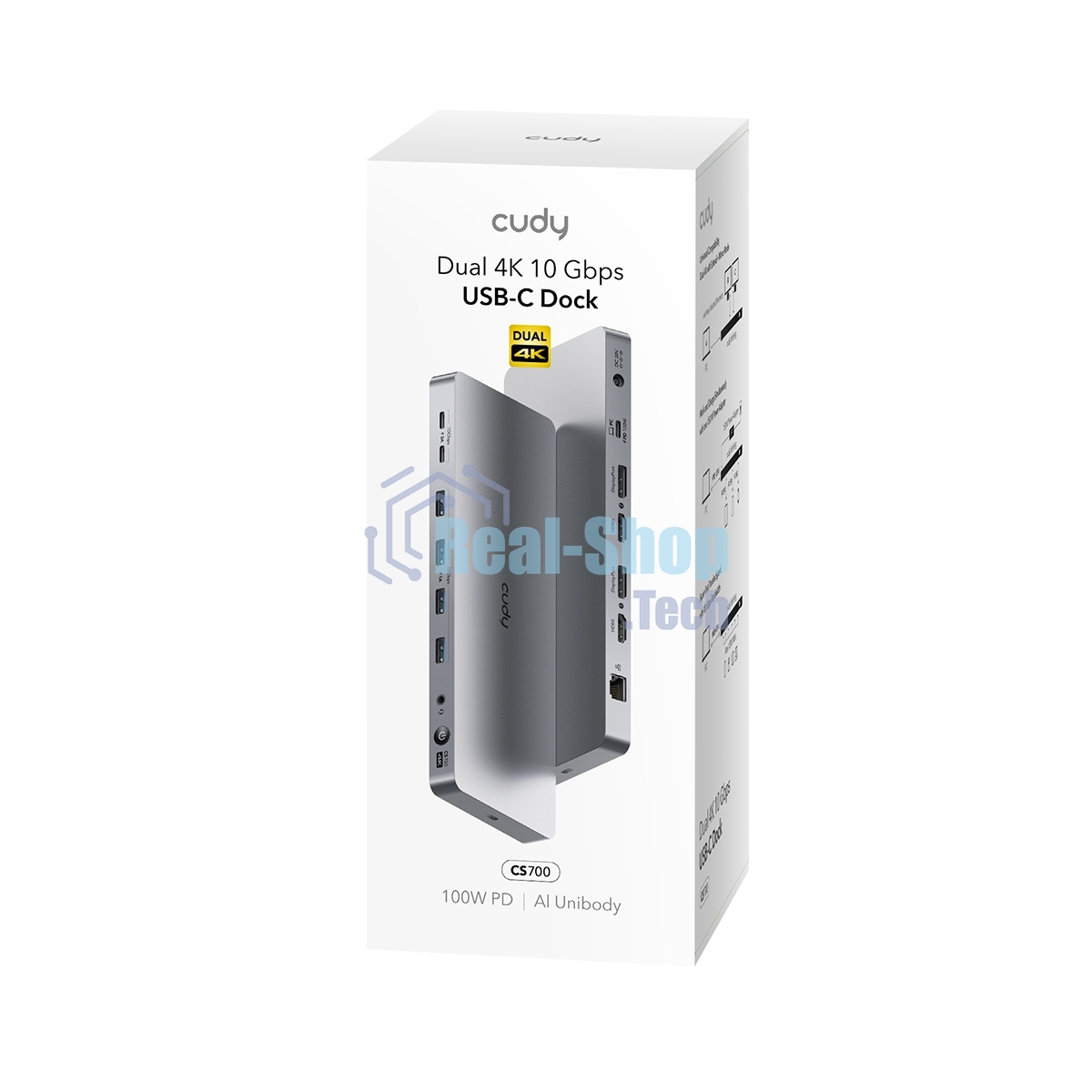 Станция докирования 13-IN-1 10Gbps USB-C Dual 4K Docking Station 150W PSU