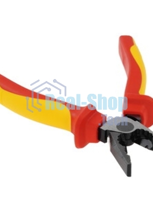 Плоскогубцы Deli DL512007 диэлектрические комбинированные, 180 мм, сталь Cr-V, сертификат VDE для работ под напряжением до 1000 В