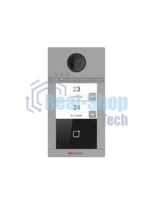 Вызывная IP панель HiWatch VDP-D4212W(B)/Flush - на двух абонентов с ИК-подсветкой и Wi-fi HiWatch