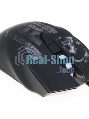 Мышь проводная Qumo Gremlin M37 черный, 3200 dpi, USB, кнопки - 6