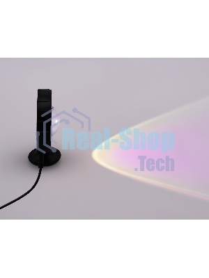 Атмосферная светодиодная настольная лампа Ambrella light DE8383 BK черный LED RGB 3W (ПДУ RGB)