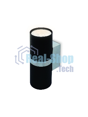 Настенный светильник FW243/2 BK/CH черный/хром GU10*2 max 12W 155*60*76