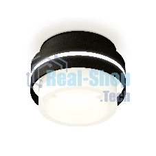 Светильник Ambrella Light XS8414002 SBK/FR черный песок/белый матовый GX53 (C8414, N8401)