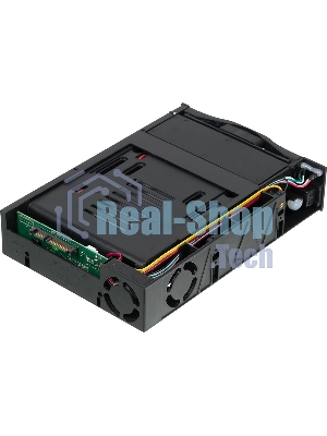 Сменный бокс для HDD AgeStar SR3P-SW-2F SATA пластик черный 3.5