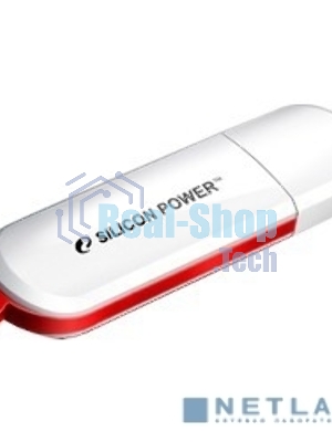 Флешка USB Silicon Power R/W 64Gb LuxMini 320 SP064GbUF2320V1W USB 2.0 белый