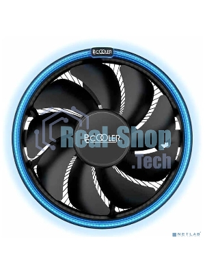 Кулер PCCooler E126MB черный 120мм алюминий 1800rpm 26.5db 4-pin 92W 70мм