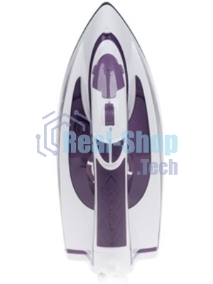 Утюг Delta LUX DL-352 белый с фиолетовым, 2200 Вт, 30 г/мин, 140 г/мин, 300 мл