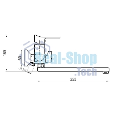 SL137-006E Смеситель для ванны, ø35