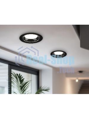 Светильник Ambrella light TN52336 SBK/GBK черный песок/черный глянец GX53 max 12W D115*25