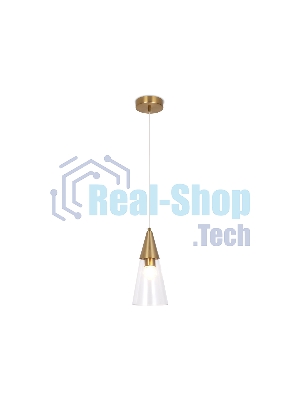 Светильник Ambrella light TR3666 BS/CL латунь/прозрачный E14 max 40W D120*1000