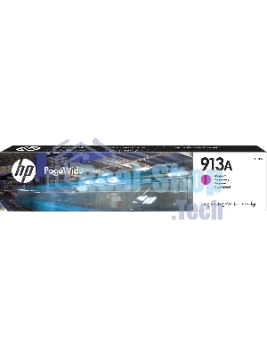 Картридж струйный HP 913A F6T78AE пурпурный для HP PW 352dw/377dw/Pro 477dw/452dw 3000 стр.