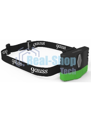 Фонарь налобный Gauss GFL406 5W 180lm Li-ion 500mAh LED 1/12/72