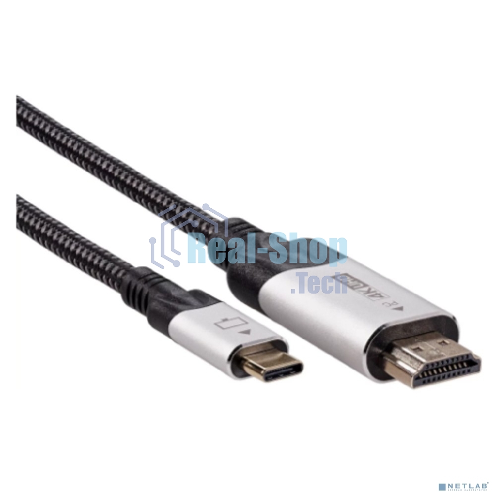 Кабель-адаптер VCOM CU423VA-1.8 HDMI A(m) -->USB 3.1 Type-Cm 4K@60Hz, 1,5 м 4895182218451