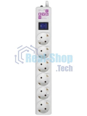 Фильтр-удл. PC сер. 1,9м 6 р 16А SPG6-16-1,9М