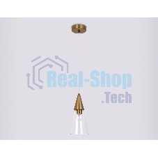Светильник Ambrella light TR3666 BS/CL латунь/прозрачный E14 max 40W D120*1000