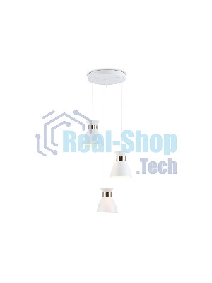 Светильник Ambrella light TR8467/3 WH/FGD белый/золото E27/3 max 60W D340*1000