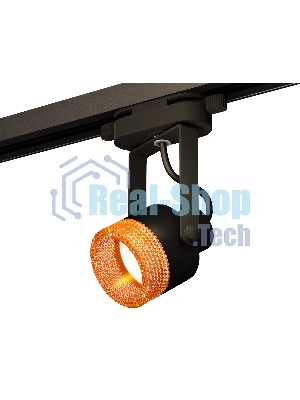 Светильник Ambrella light XT6602064 PBK/CF черный полированный/кофе MR16 GU10 (C6602, N6154)