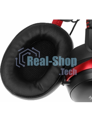 Гарнитура Acer OHR401 чёрный, беспроводная + проводная, USB/Bluetooth/mini jack 3.5 мм, до 55 ч, подсветка