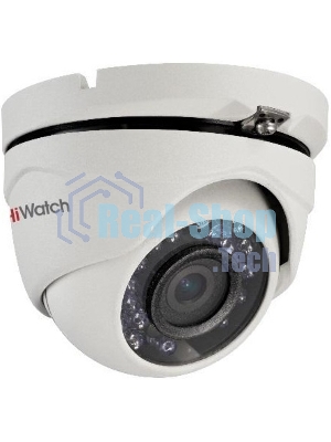 Камера видеонаблюдения HiWatch DS-T203(B) 2.8-2.8мм HD-CVI HD-TVI цветная корп.:белый