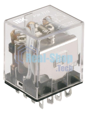 Реле РЭК 77-3 10А 24В DC IEK RRP10-3-10-024D