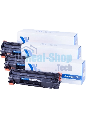 Картридж NVP совместимый NV-725-SET3 для Canon i-Sensys 6000/ 6000B/ 6020/ 6020B/ 6030 / 6030B/ 6030w/ MF 3010 (1600k) (3 шт)