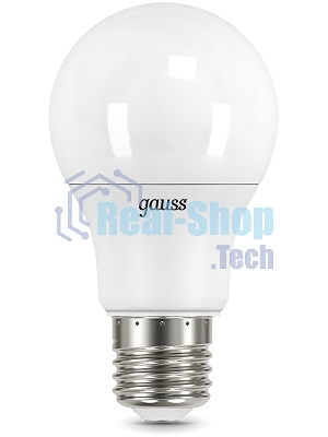 Лампа светодиодная Gauss A60 10Вт цок.: E27 шар 220B 3000K св. свеч. бел. теп. A60 (упак.: 10 шт)