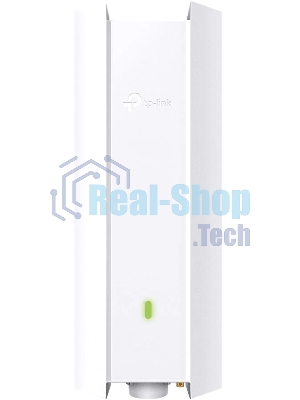 Двухдиапазонная точка доступа TP-Link EAP623-Outdoor HD, для улицы и помещений с поддержкой Wi-Fi 6 AX1800, 1 гиг. порт RJ45, 802.3af/at, Passive PoE (48 В, 0,5 А), IP67