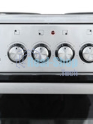 Плита электрическая De Luxe 5004.16э 010 серебристый, конфорок 4 шт, духовка 46 л, гриль, 50 см x 85 см x 50 см