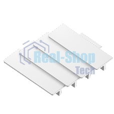 Заглушка для профиля GP8160 WH белый 28.6*10