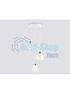Светильник Ambrella light TR8467/3 WH/FGD белый/золото E27/3 max 60W D340*1000