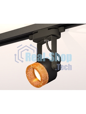 Светильник Ambrella light XT6602064 PBK/CF черный полированный/кофе MR16 GU10 (C6602, N6154)