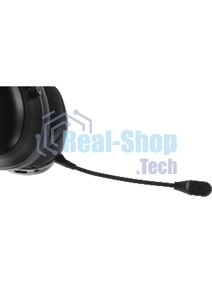 Гарнитура Acer OHR401 чёрный, беспроводная + проводная, USB/Bluetooth/mini jack 3.5 мм, до 55 ч, подсветка