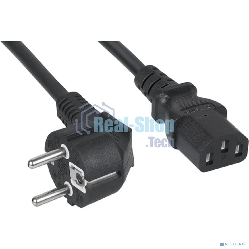 Кабель питания компьютера Cabeus PC-186-VDE-1.0-5M (Schuko+C13) (3x1.0), 5 м