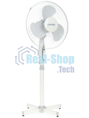 Вентилятор Centek CT-5015 серый, напольный, 40 Вт, 3 скорости, 43 см