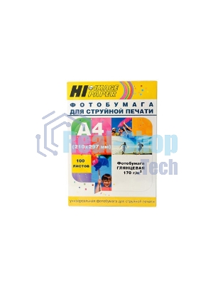 Фотобумага матовая односторонняя (Hi-image paper) A4, 170 г/м, 100 л.