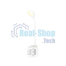 Настольная светодиодная лампа Ambrella light DE561 WH белый LED 4200K 4W